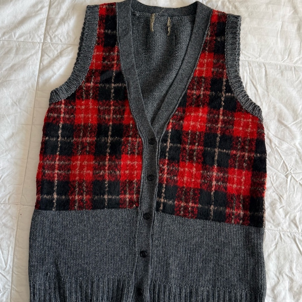 Mystery Plaid Sweater Vest
